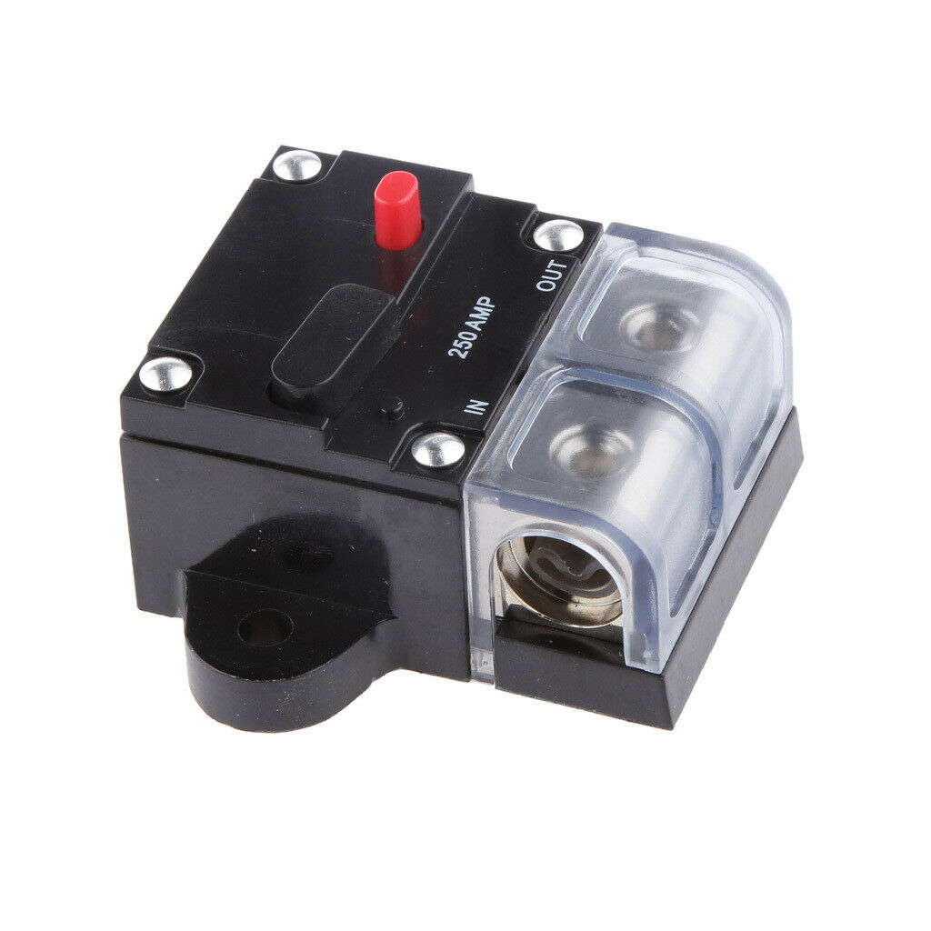 250 Amp Audio Amplifier Circuit Breaker Fuse Holder Protection