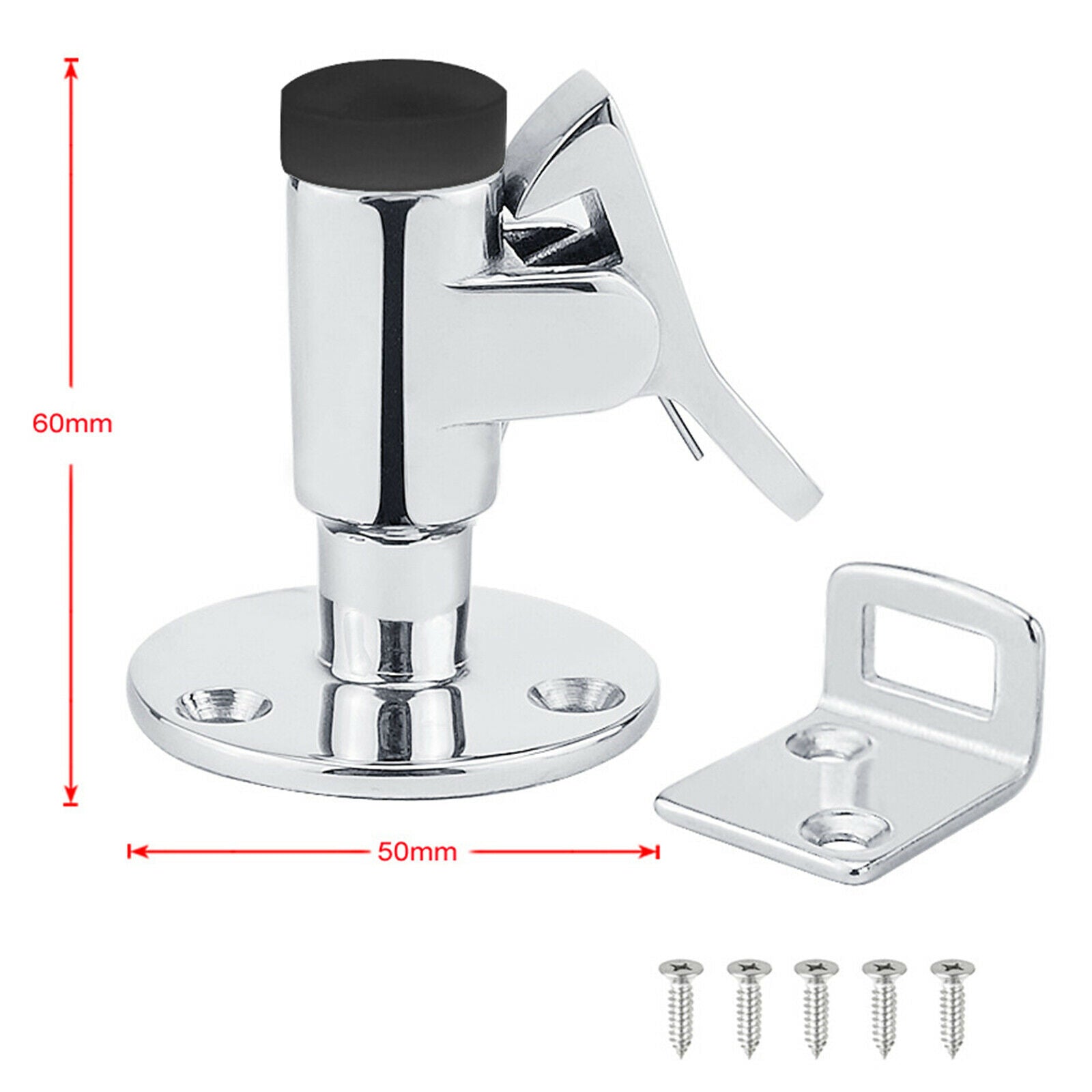 50mm Stainless Steel Door Stop Door Holder Stopper Catch Marine Boat Boat