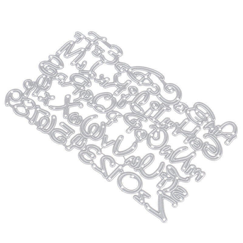 Alphabet Letter  Cutting Dies card Stencils for DIY Scrapbooking-photo al.l8