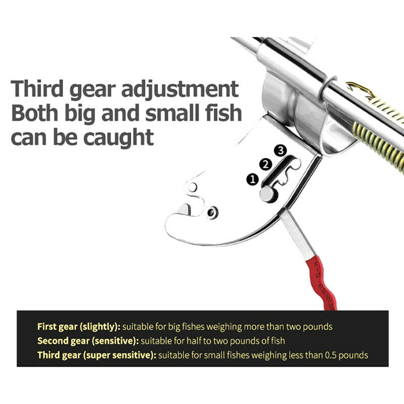 Fishing Rod Holder Spring Automatic Full Adjustable Folding Fishing AccessorBDA