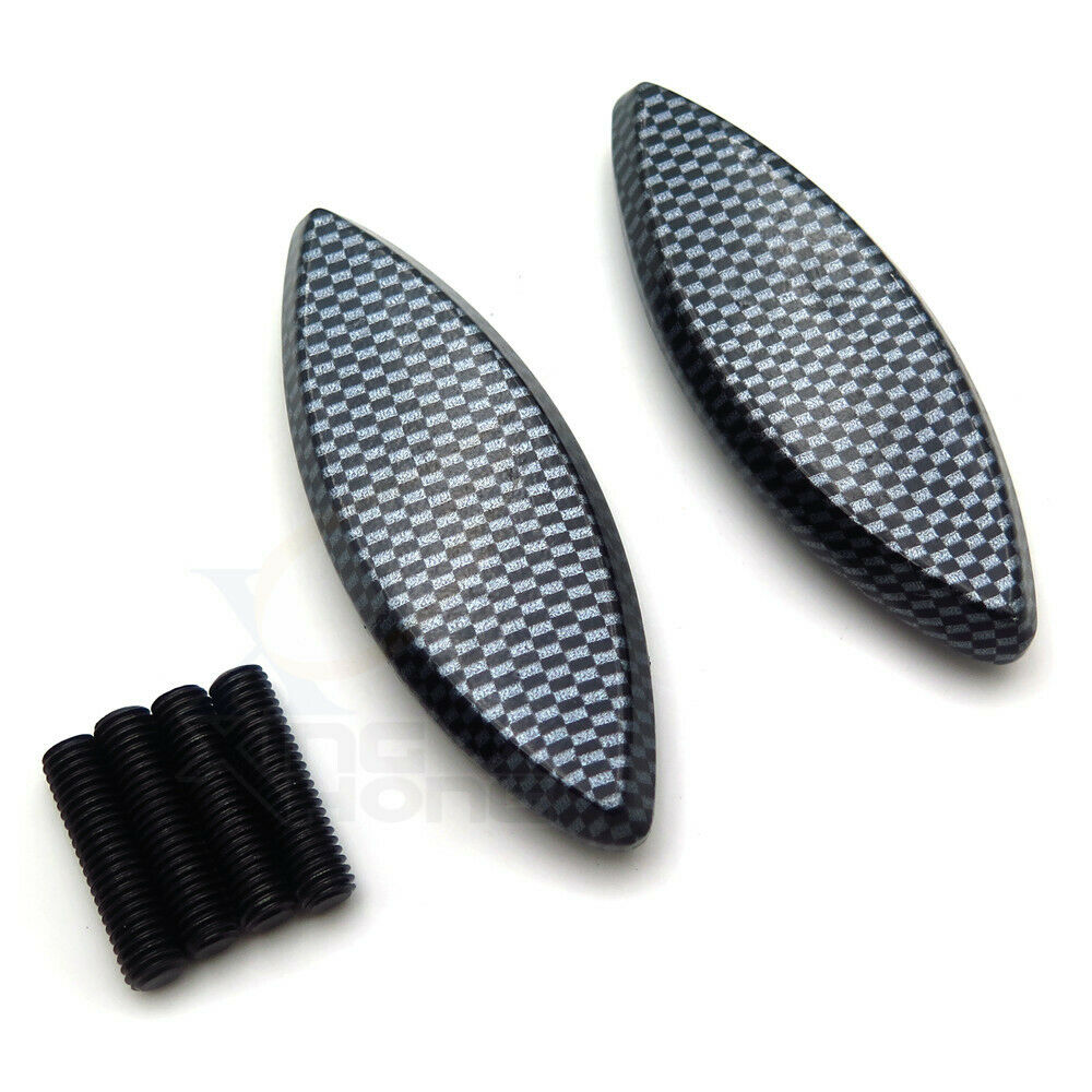 Mirror Base Block Off For 06-09 Kawasaki Ninja Zx-14 Zx14 R Zx-14R Zx1400 Carbon
