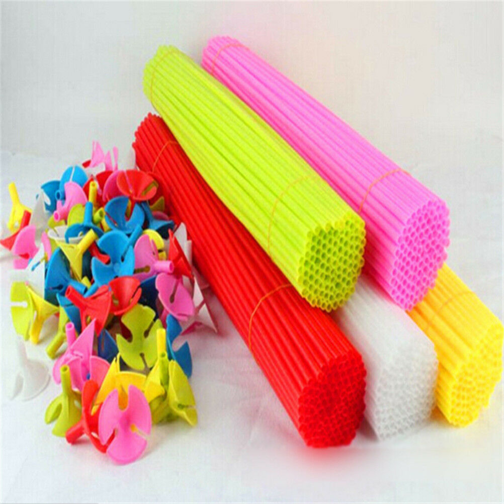 50X Balloons Holder Sticks with Cups Party Decoration Supplies Accessorie.l8