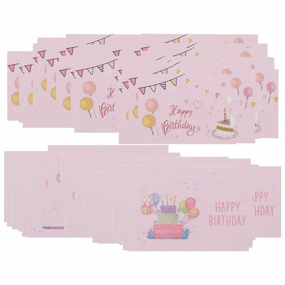Birthday Praise Labels Gift Packet For Small Businesses Happy birthday Card