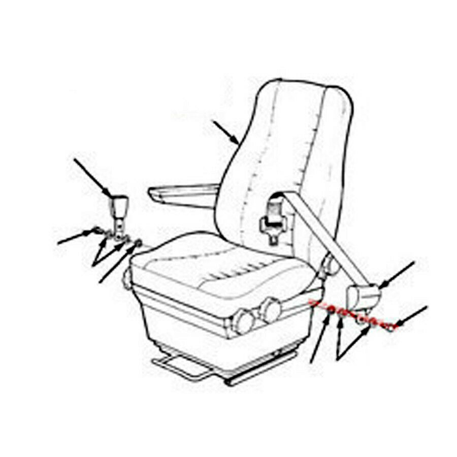 Adjustable Seat Belt Car Truck 3 Point Short Iron Rod Steel Wire Buckle Belt