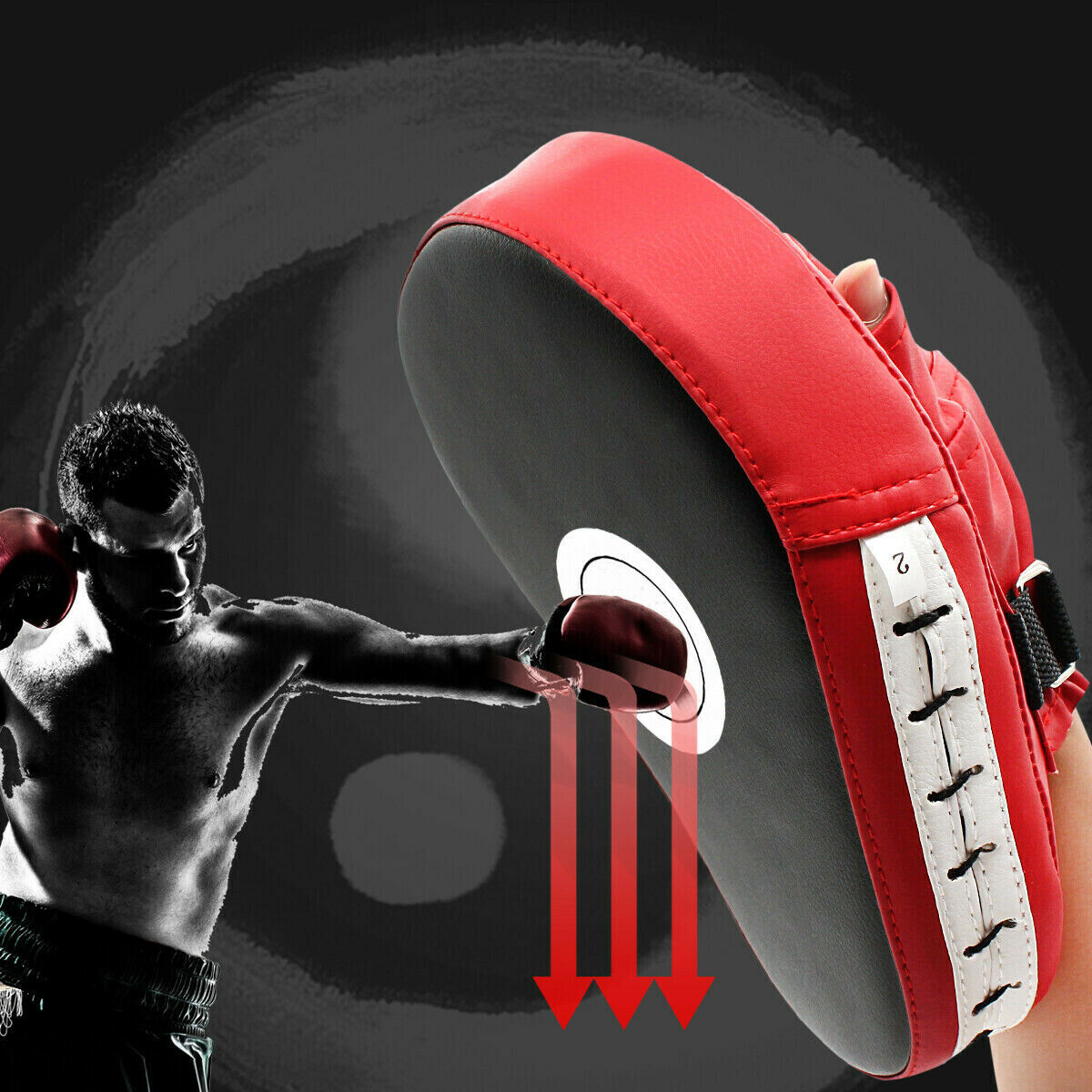 Punching Mitts Kickboxing Training Punch MMA Boxing Mitts Hand Target Focus Pad