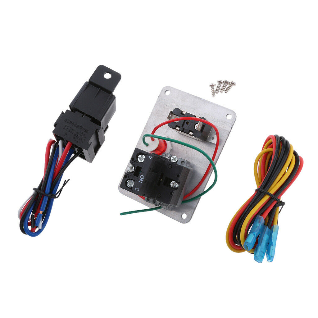 3 in 1 12V Racing Car Ignition Switch LED Toggle Switch Button Panel Kit