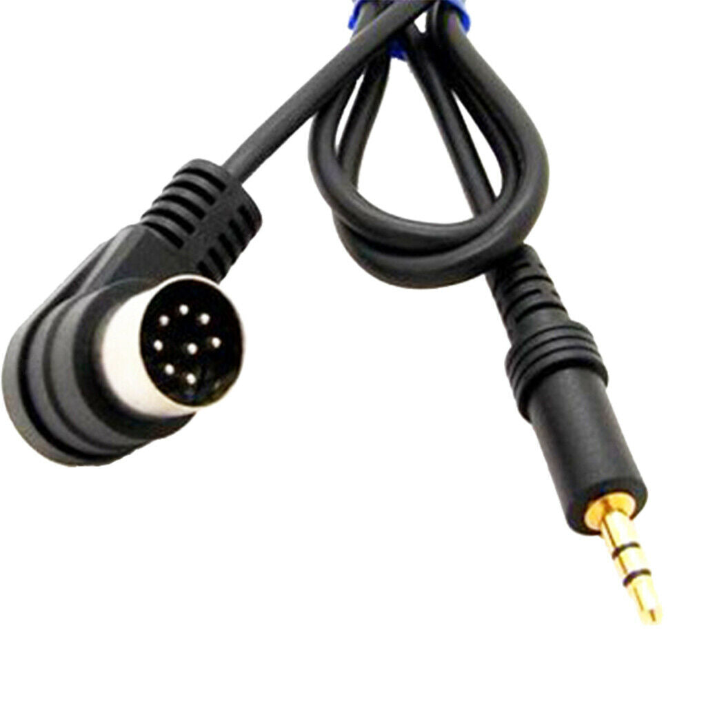 3.5mm Mini   AUX 8Pin M-BUS Audio Input Adapter Cable for