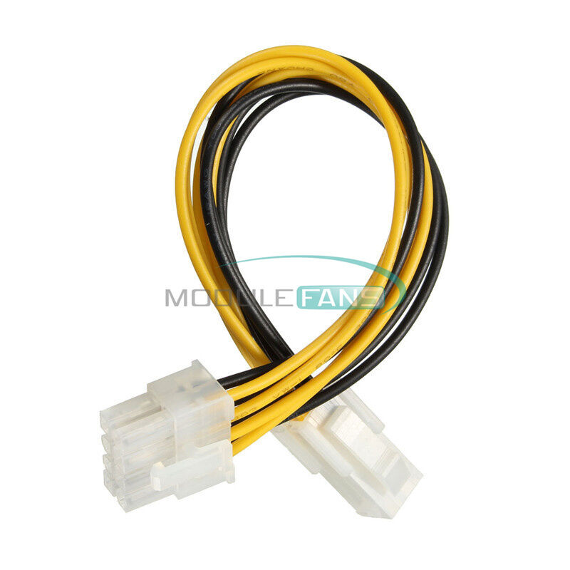 20cm 4 Female pin P4 to 8 Male pin ATX EPS 12v Power Adapter PCIe Cable 7.8inch