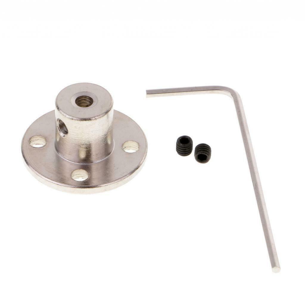 2 Set of  8mm Rigid Flange Coupling Motor Guide Shaft Coupler Motor Connector