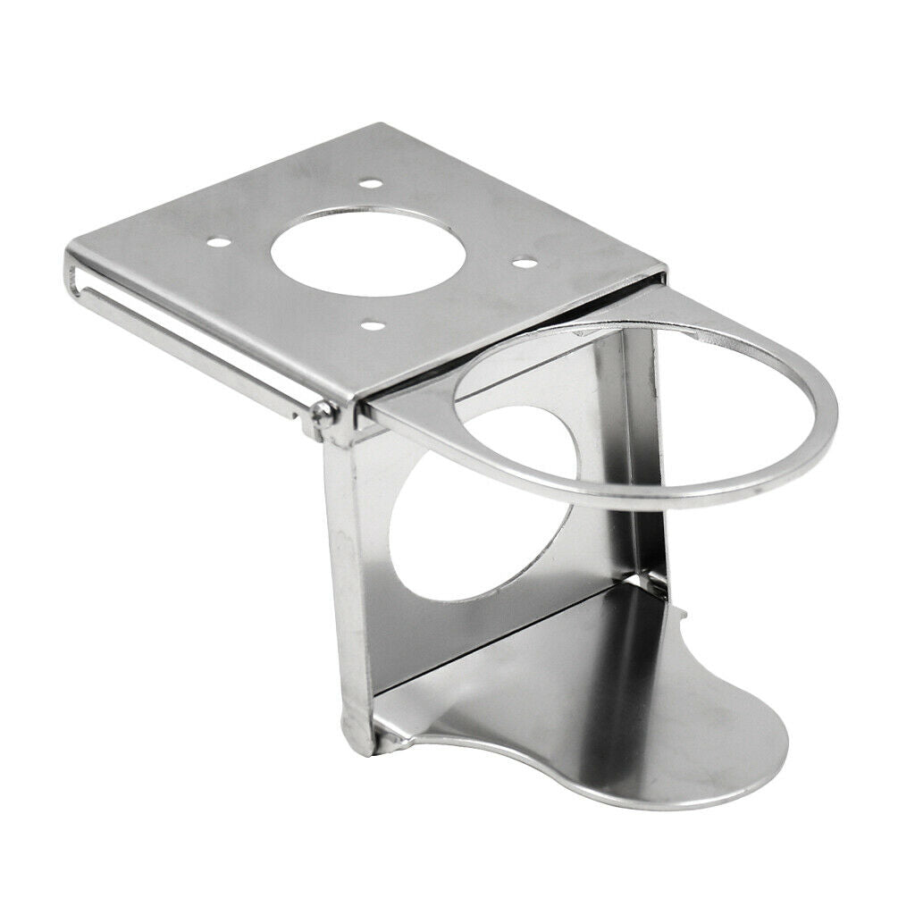 Adjustable Stainless Steel Folding Cup Holder for Boat Car