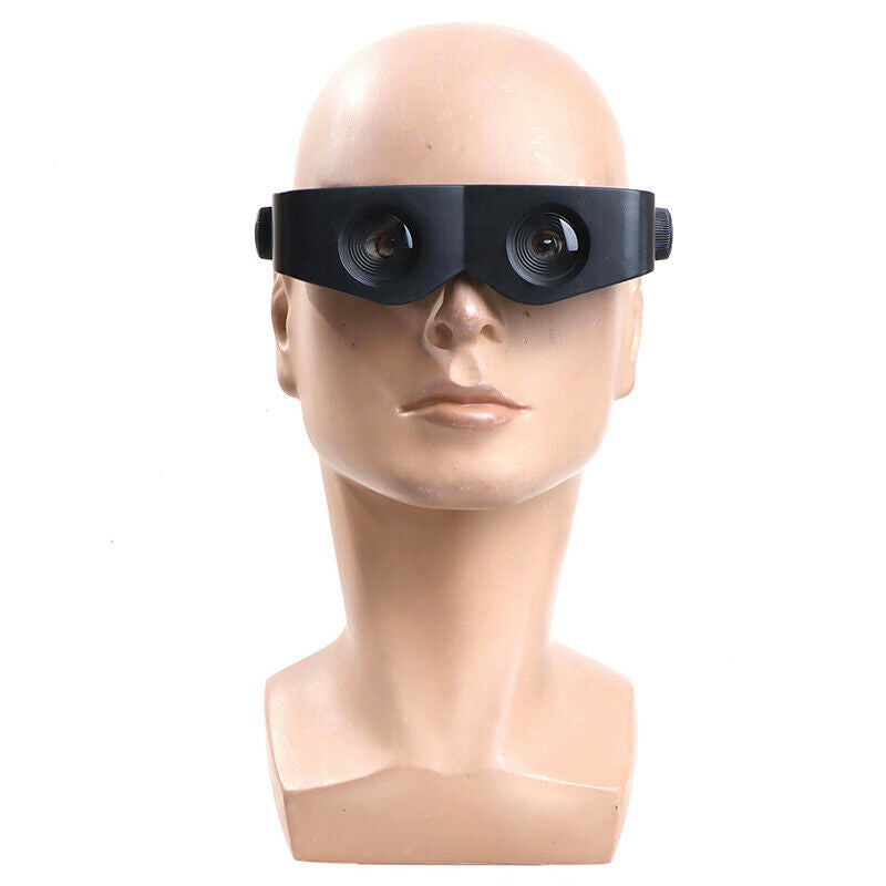 Portable Glasses Style Telescope Magnifier Binoculars For Fishing Hiking .l8