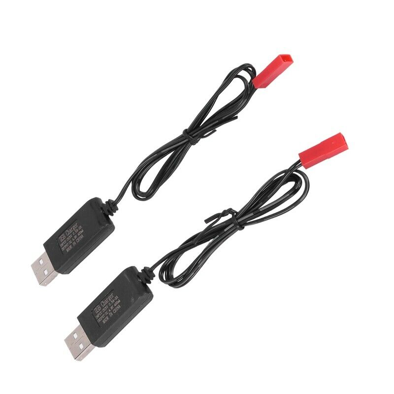 Sm-2P Positive Usb Charging Cable For Rc Car 4.8V 250Ma Ni-Mh Ni-Cd Battery W1A1