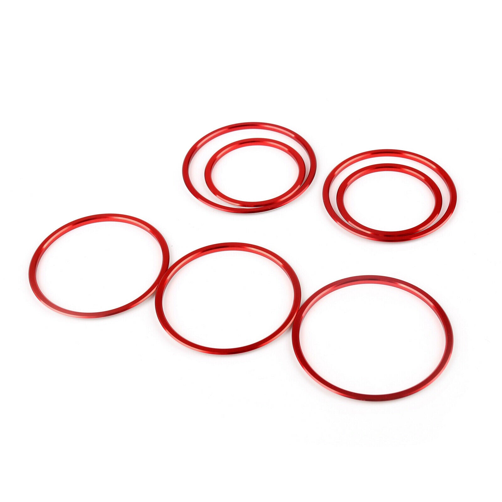 7pcs Air Vent Outlet Ring Cover Trim For Mercedes Benz C Class W205 14-2015