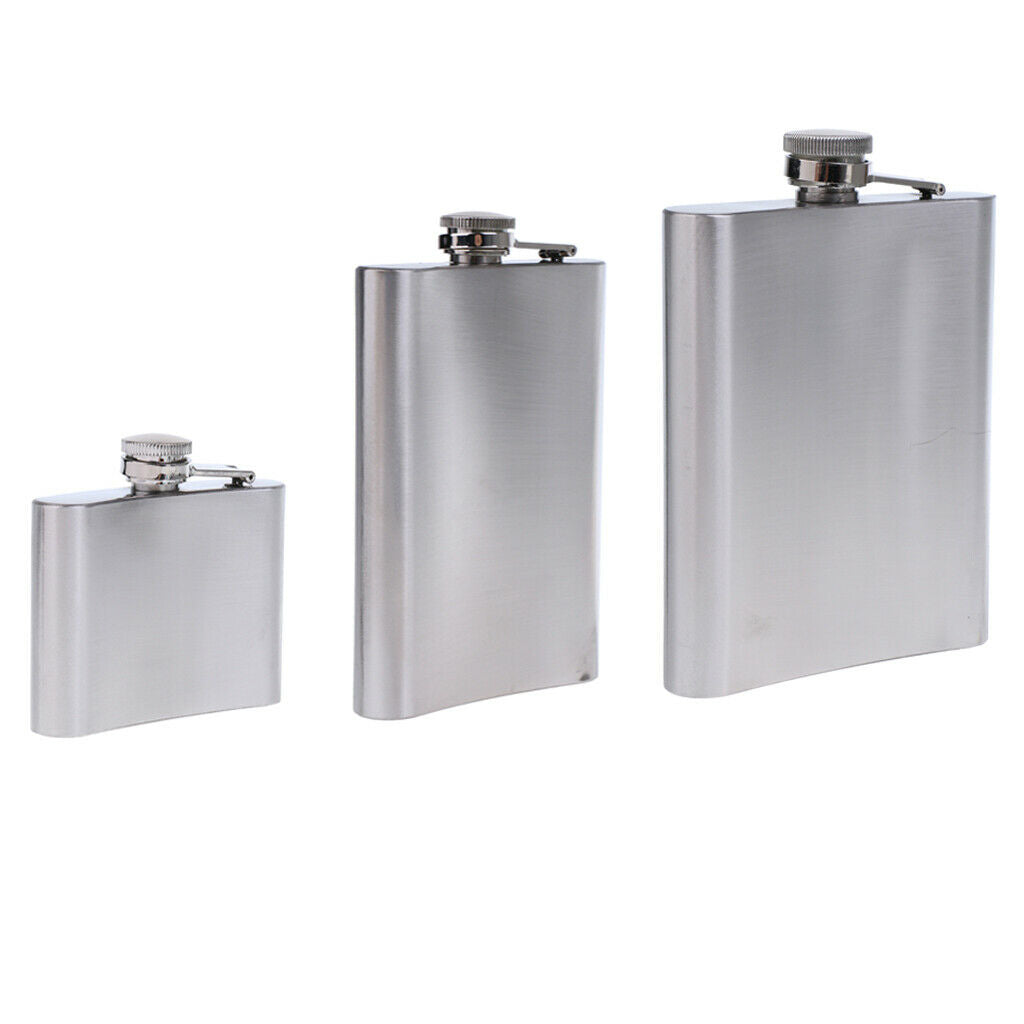 110ml Safe Hip Flask Flagon Drinkware Wine Whisky Pot for Fishing Hiking