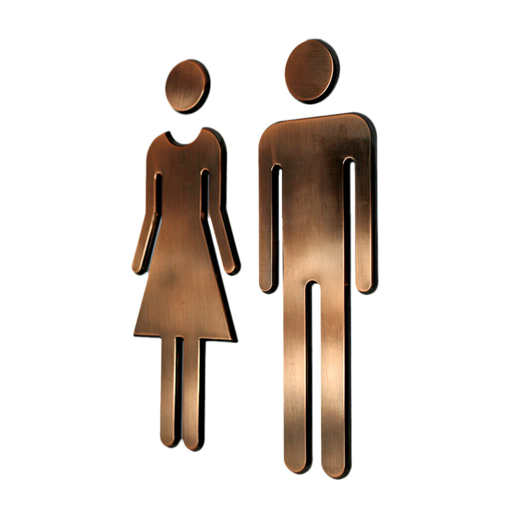 Man&Woman WC Stickers Toilet Signs