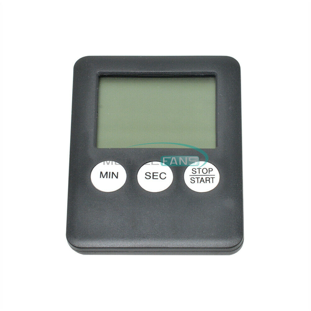 Large LCD Display Kitchen Timer Count Down Up Clock Loud Alarm-NO BATTERY