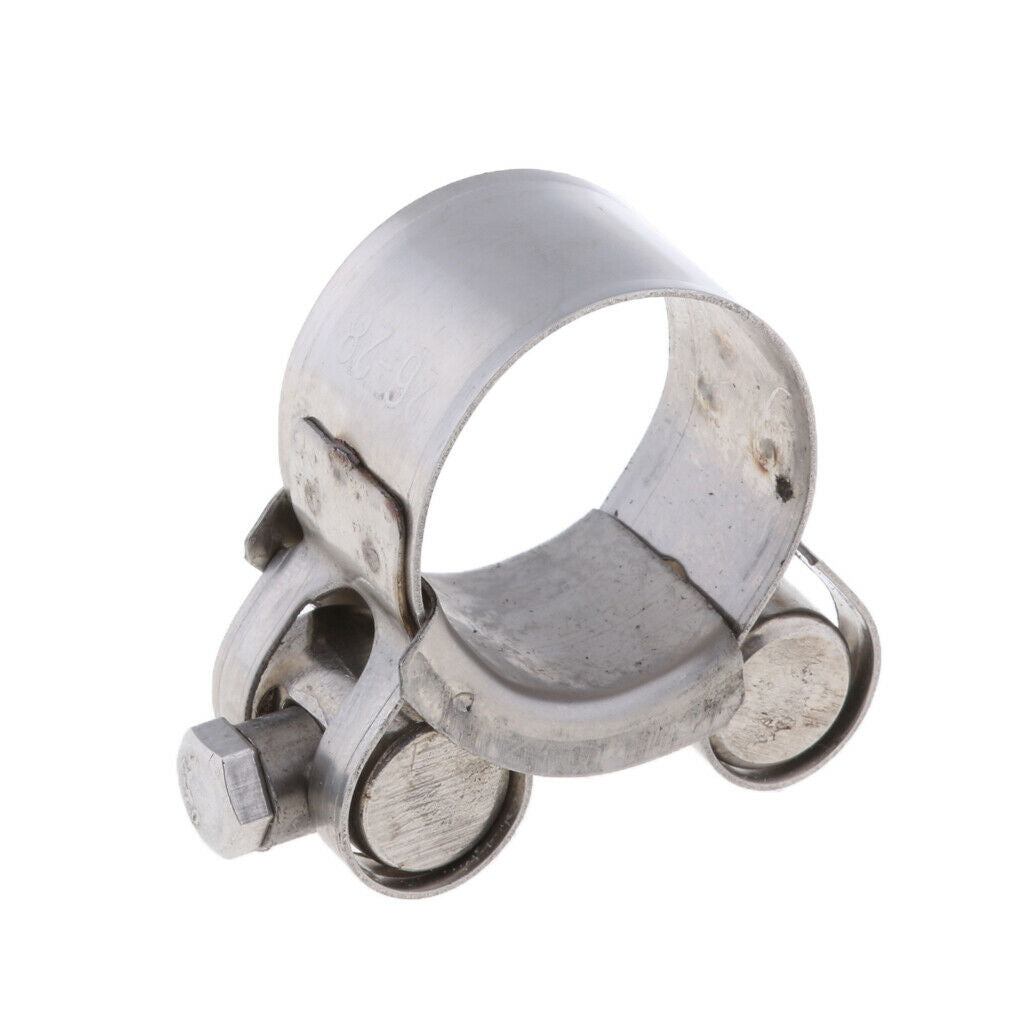 Universal Motorcycle Exhaust Pipe Clamp Stainless Steel