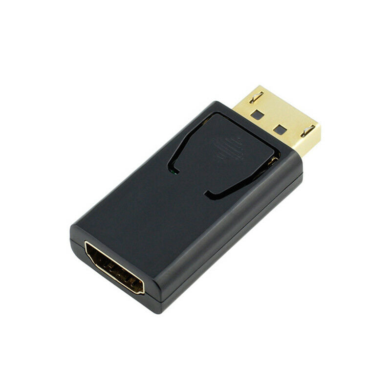 New Mini Display Port DP Male To HDMI Female Adaptor Adapter Converter For HDTV
