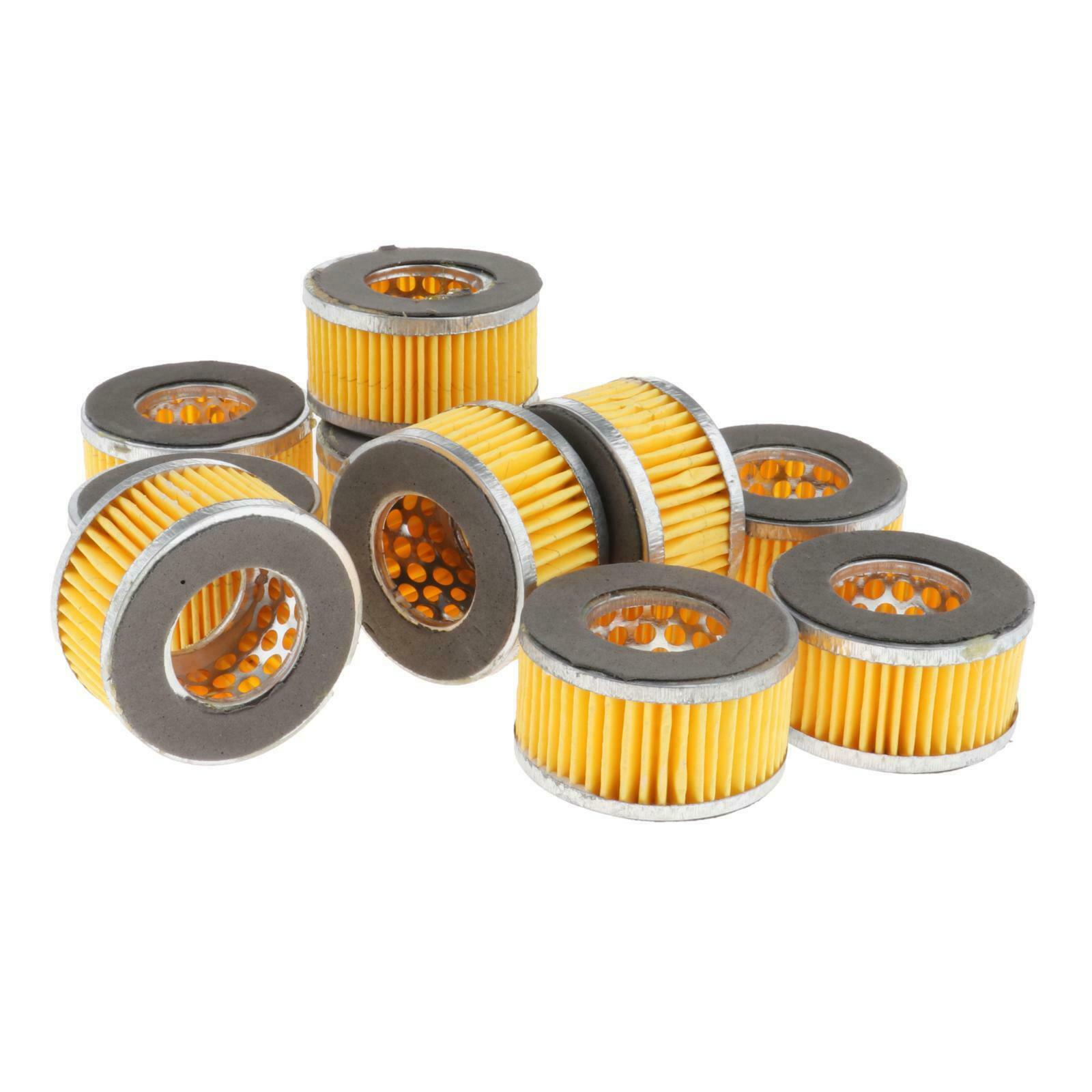 10 Pieces Mini Compressor Air Intake Filter Turbo Vent Crankcase Breather Air