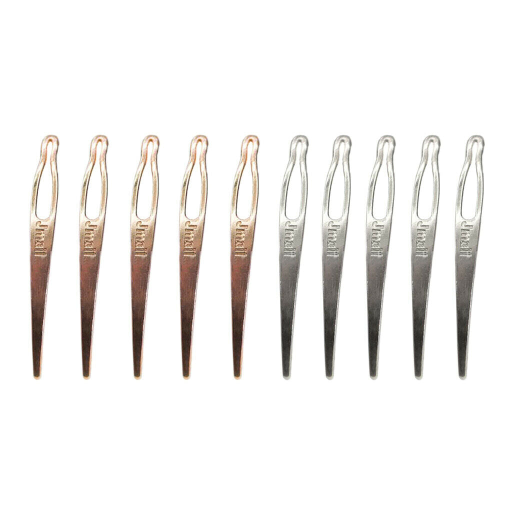 10 Packs Sturdy Smooth Dreadlock Interlocking Needles Braiding Hooks Tools