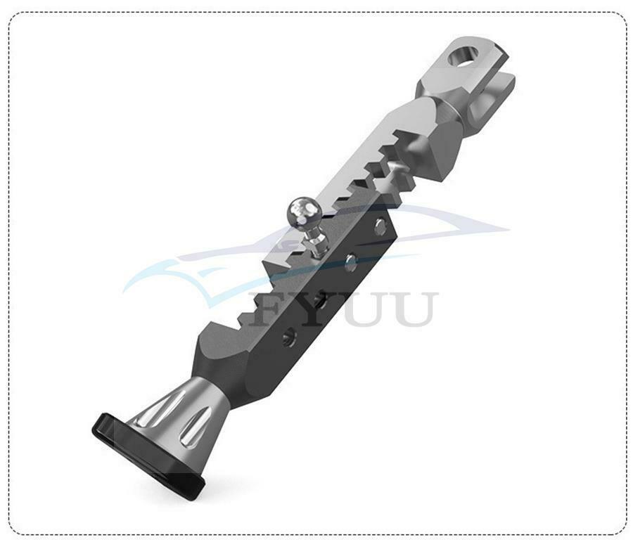 Kickstands Motor Scooter Modified Foot Bracket Side Stand Adjustable 20.5-24.5CM