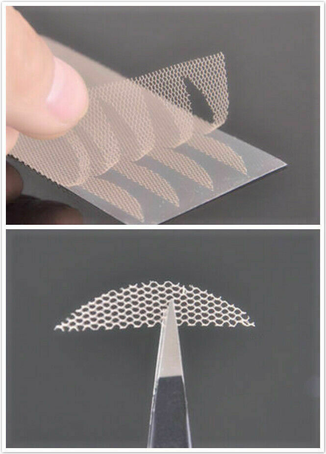 120 pcs Lace Double Eyelid Tape Fiber Invisible Eyelid Lifting No Glue Include