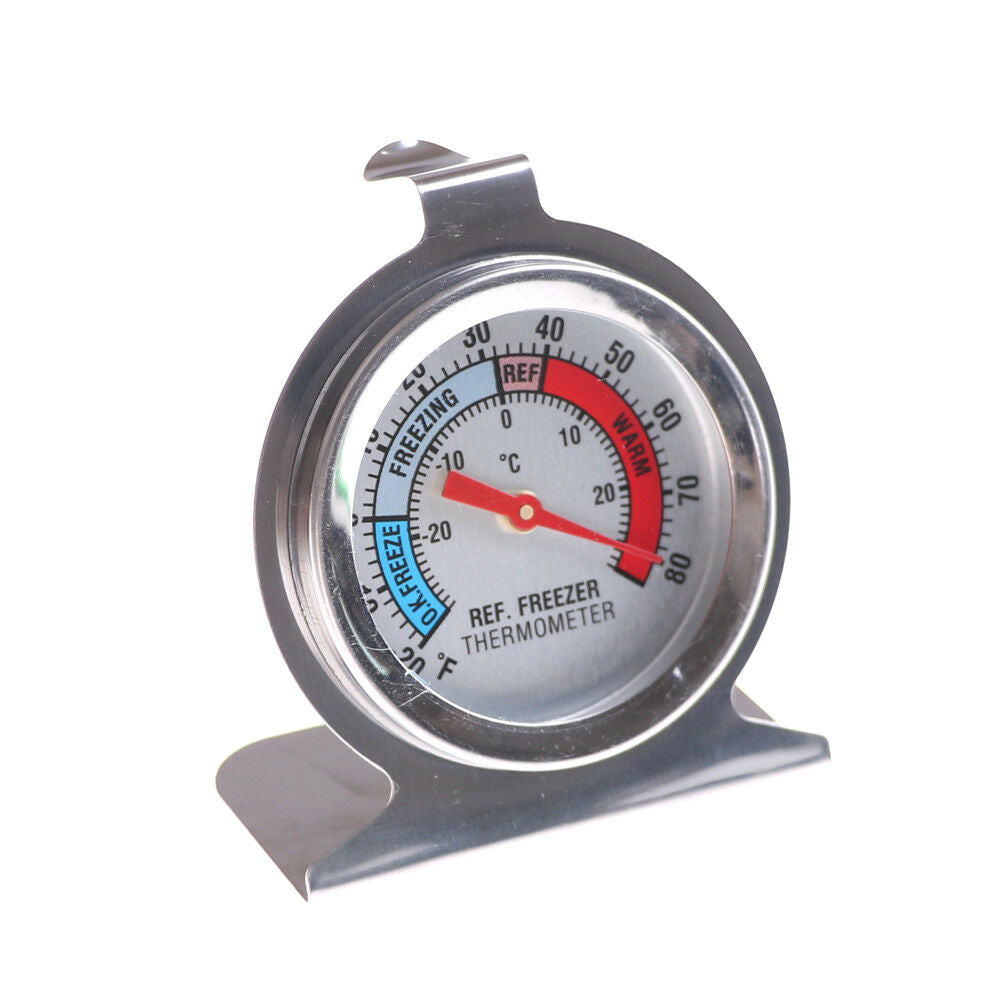 Stainless Steel Metal Temperature Refrigerator Freezer Dial Type Thermometer  Tt