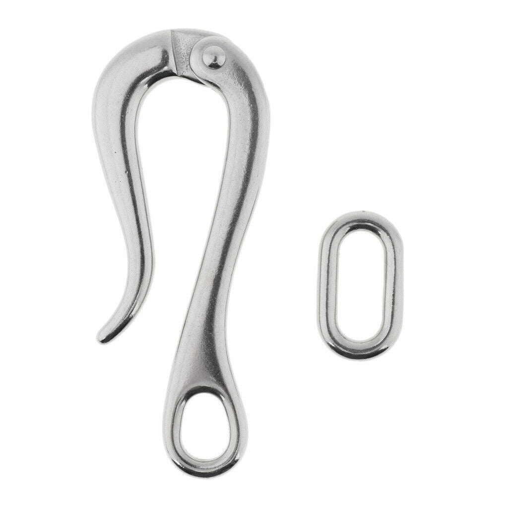 4Pcs Pelican Hooks Shackle 316 Buckle Fasteners Marine Accessories for Boats