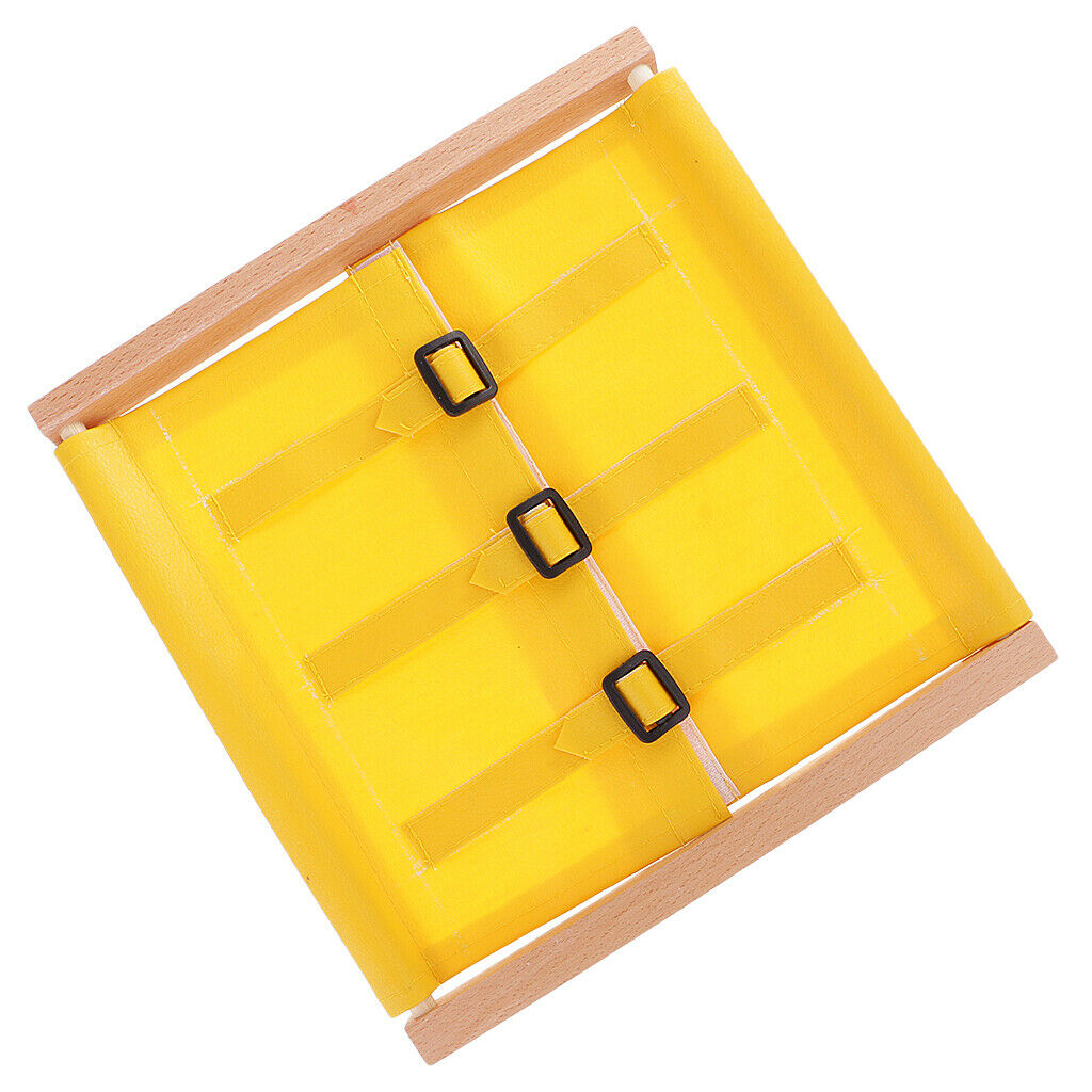 2 Pieces Montessori Early Development Materials Small Buttons Dressing Frame