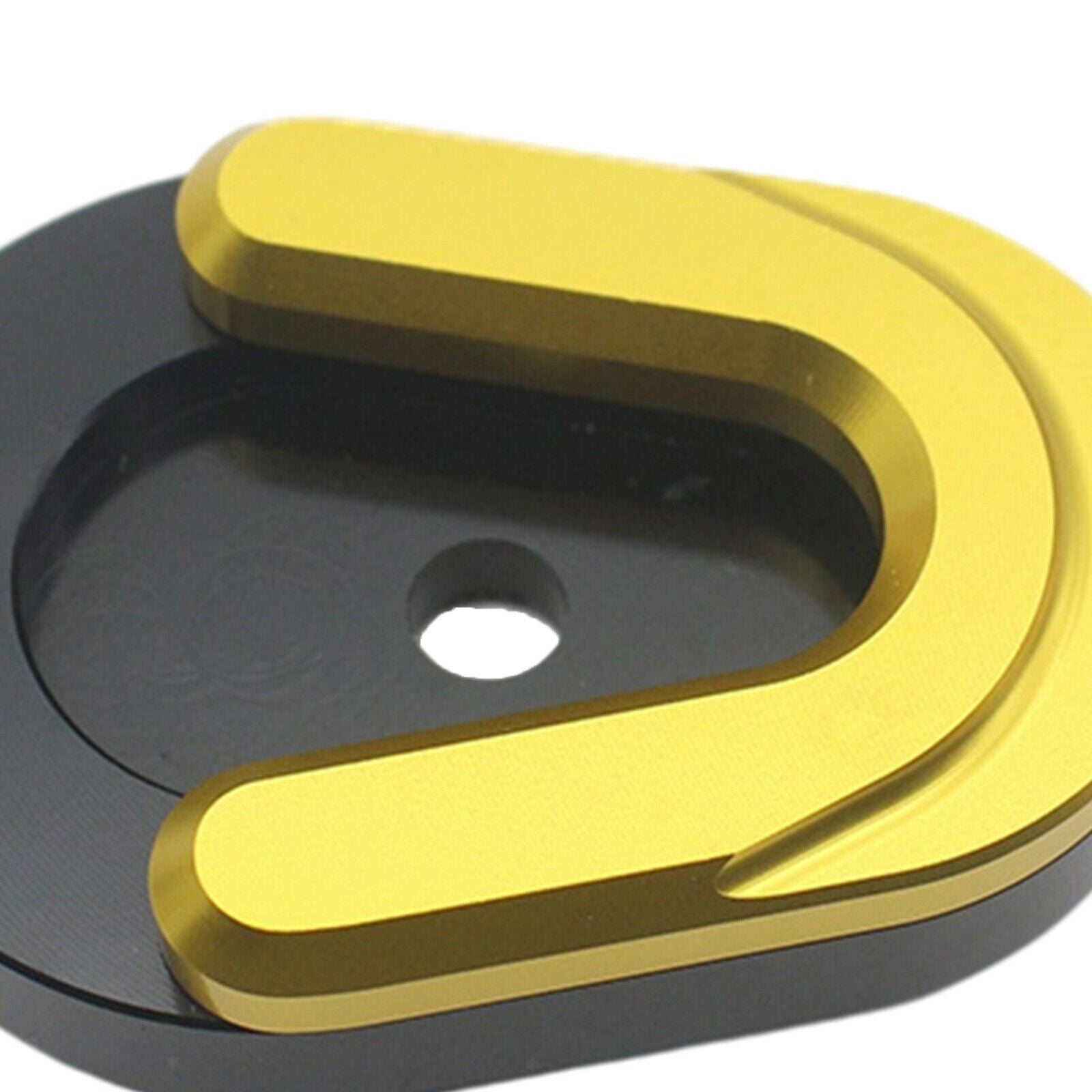 Side Enlarger Pate Pad Kickstand Extension Pad for VESPA 2013 - 2021 Yellow