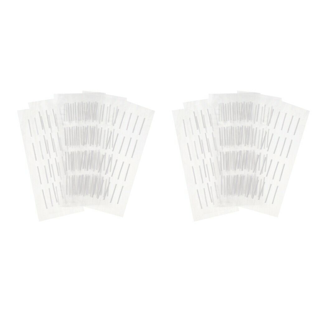 20 Sheets Disposable False Eyelashes Perming Stick,Lashes Curling Rod Wand