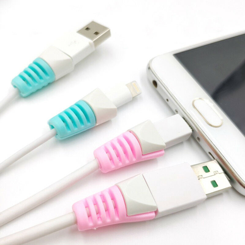 10pcs Charger Cable Saver Cover USB Charging Cord Protector for iPhoneSEX Td XC