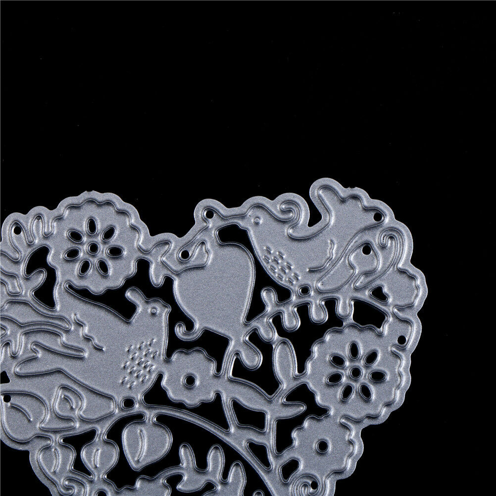 Floral Loving Bird Metal Cutting Dies‘Stencil For Scrapbooking DIY Cards D.l8