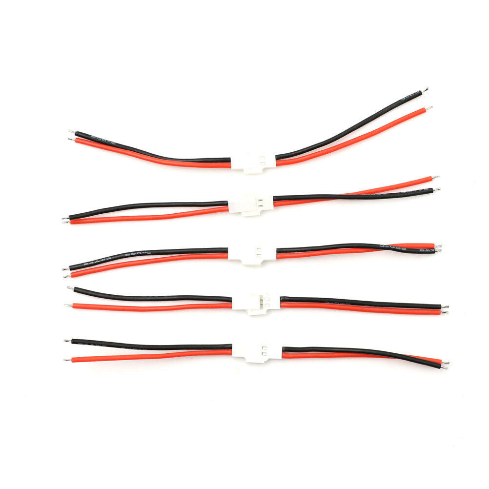 5Pairs 3.7V 1s Lipo Battery Male&Female Plug Charging Cable RC Parts