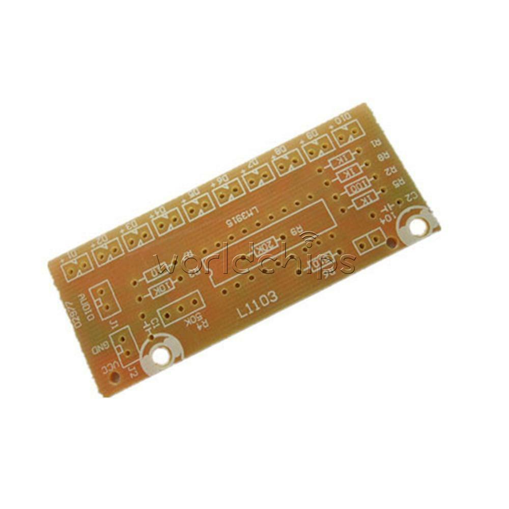 Funny 10 Audio Level Indicator LM3915 DIY Kit Electronic Audio Indicator Suite