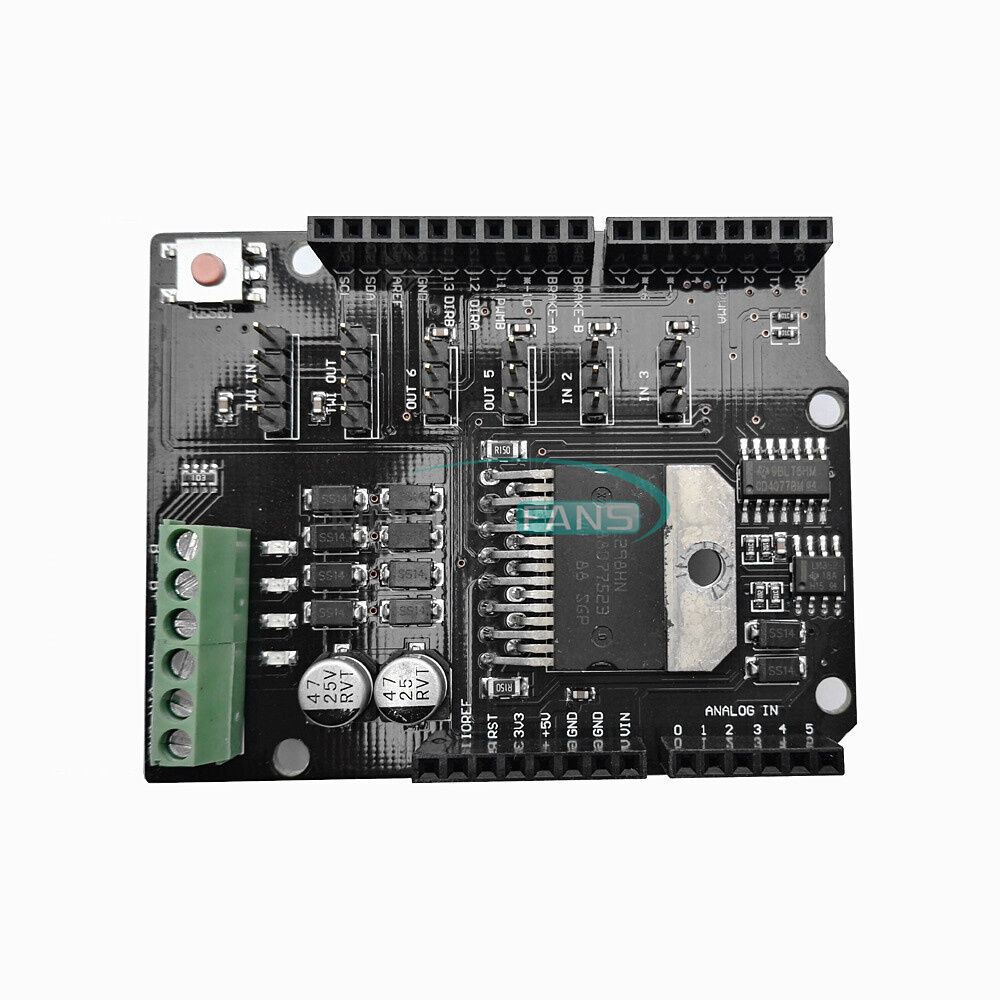 Arduino UNO L298NH 2A H-Bridge Two Way DC Motor Driver Shield Module Than L298P