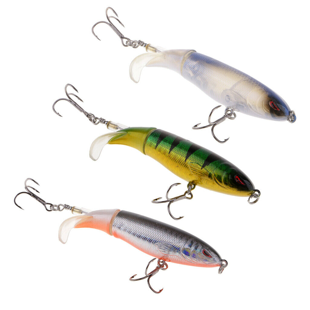 3x Lure Fleet Lure Bait Fishing Techniques Multicolor Hook Smulation Saltwater