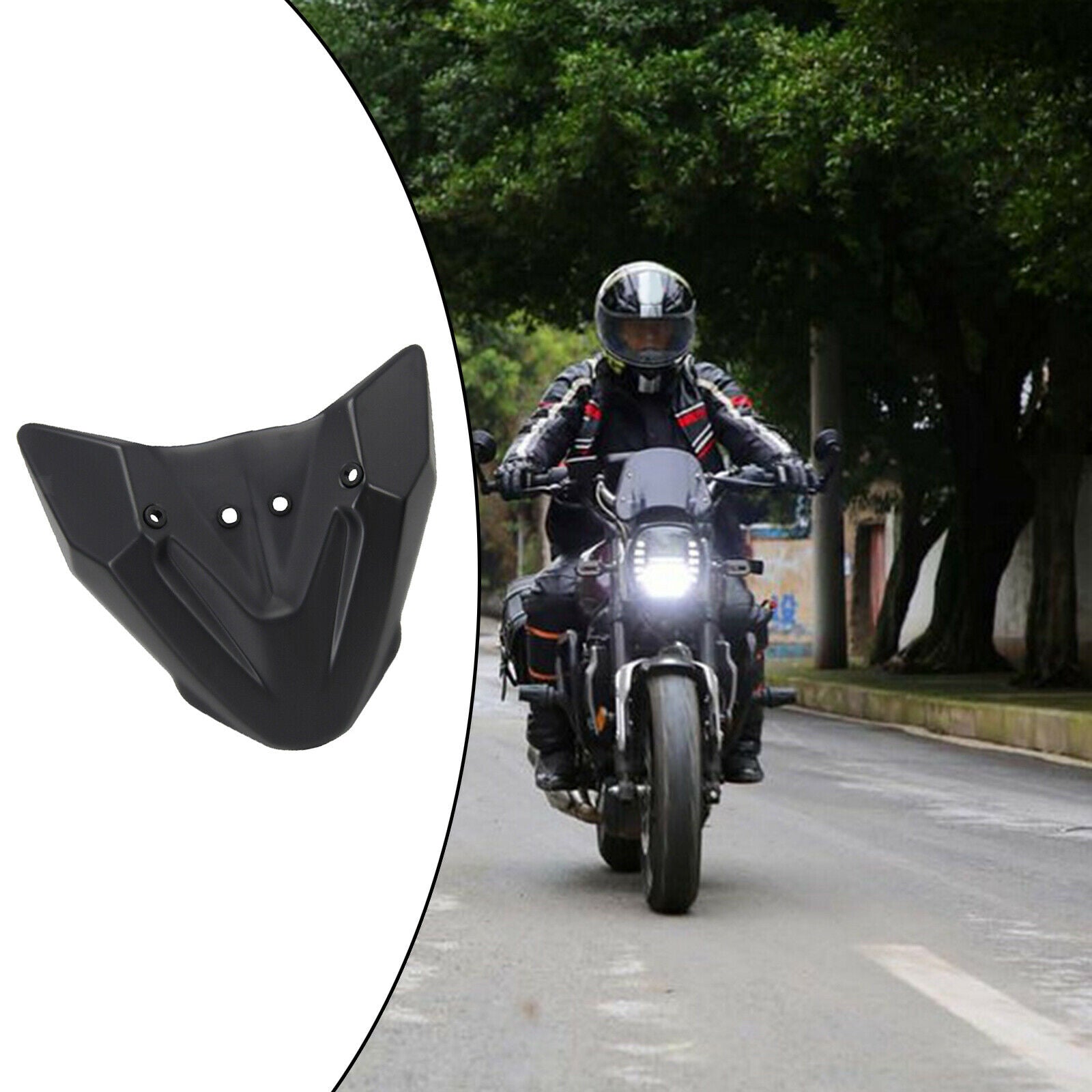 Motorcycle Front Wheel Fender Guard Extension Cowl for Kawasaki   1000