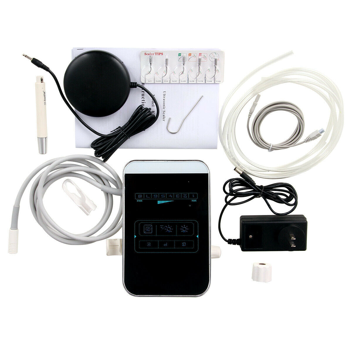 LED Dental Ultrasonic Piezo Scaler TouchScreen K3 Auto Scaling Perio Endo Scaler