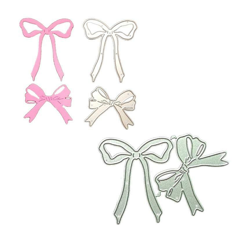 Bows Metal Cutting Dies Stencil DIY Scrapbooking Album Paper Card Template Mold