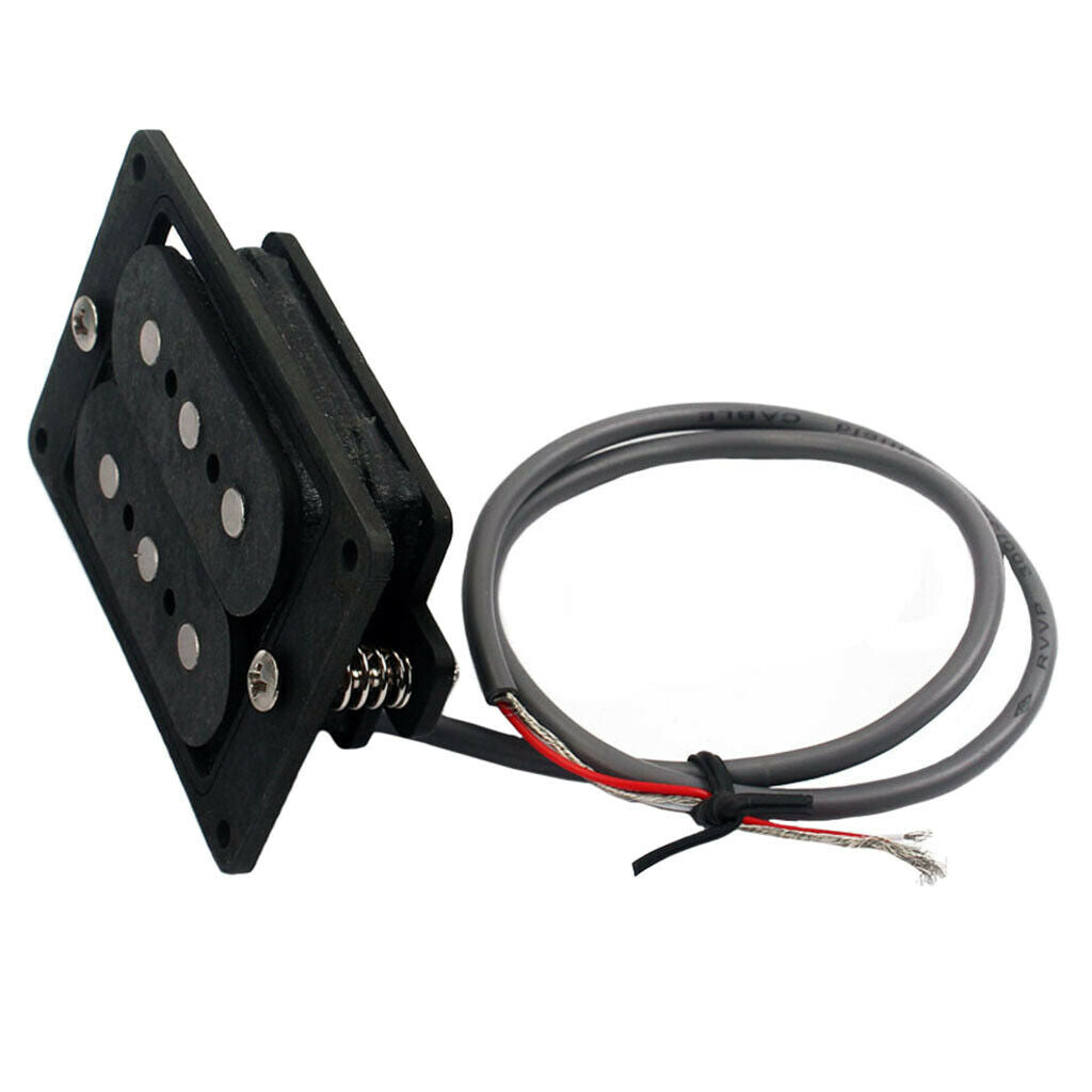 Hand-wound Humbucker Double Coil Pickup Black for 3-string Cigar Box