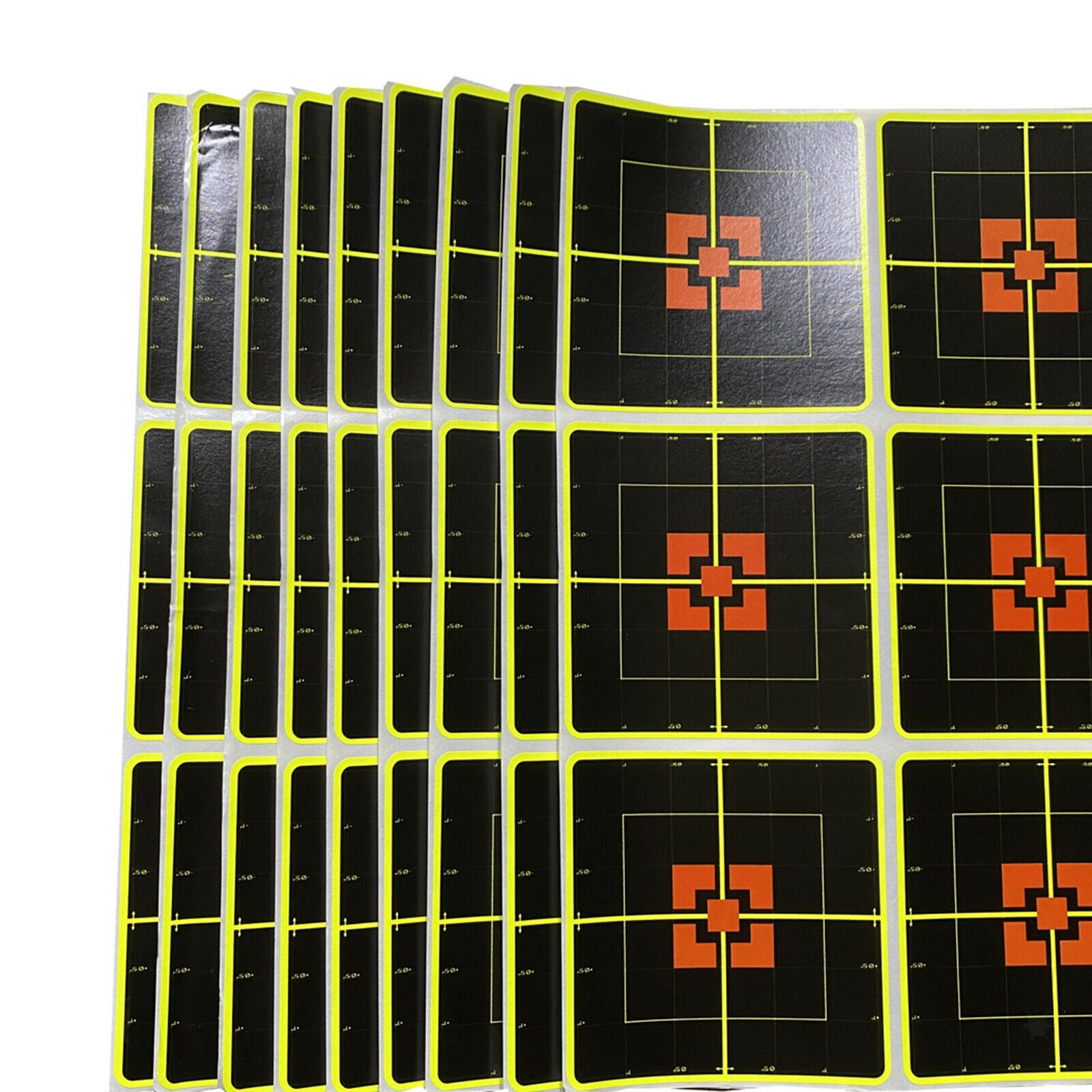 10 Sheets 3 Inch Shooting Range Paper Targets for Shoot Archery Hunting Practice