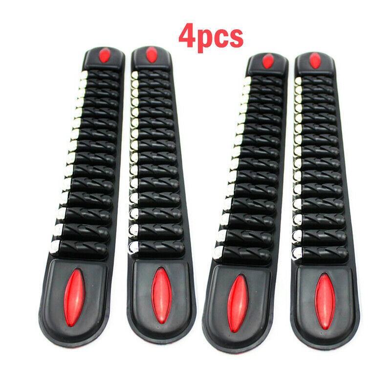 4Pcs Adhesive Car Bumper Corner Guard Protector Anti-collision Trim Rubber Strip