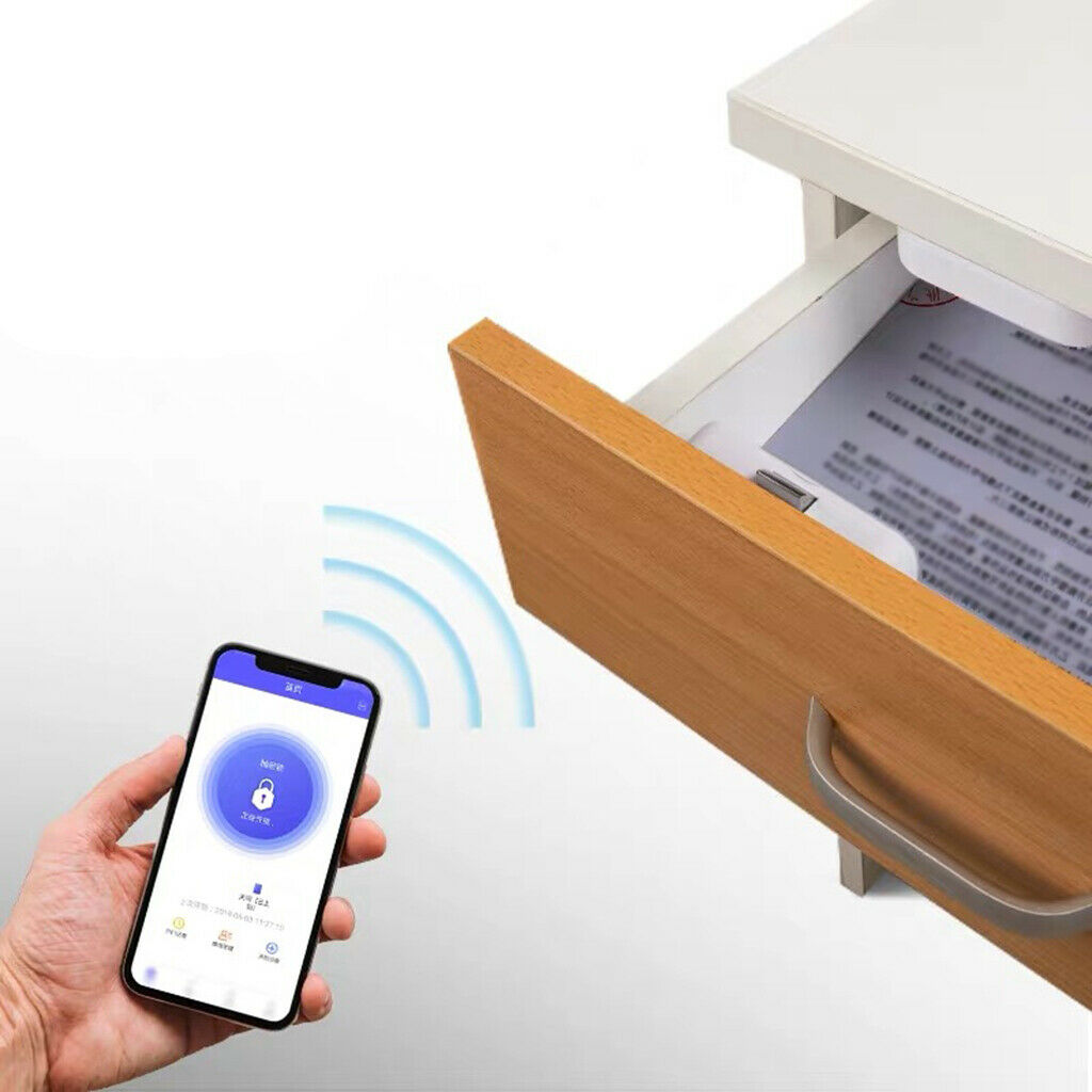 Smart Drawer Cabinet Lock Keyless Bluetooth  Anti-theft Device for Kids