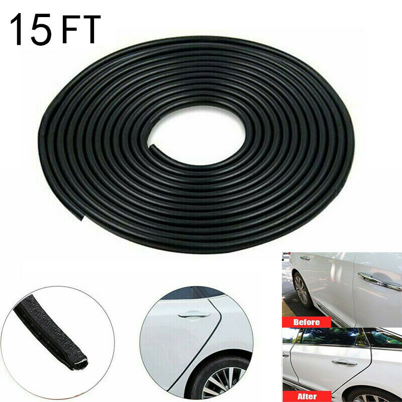 Car Dashboard Windshield Rubber Soundproof Dustproof Sealing Strip Black