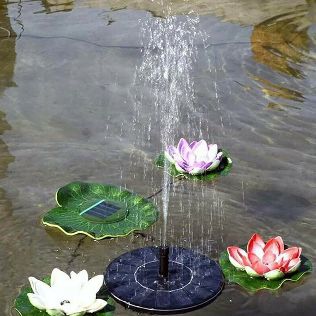 Solar Fountain Pump for Bird Bath Solar Panel Water Pump Pond Garden Pump