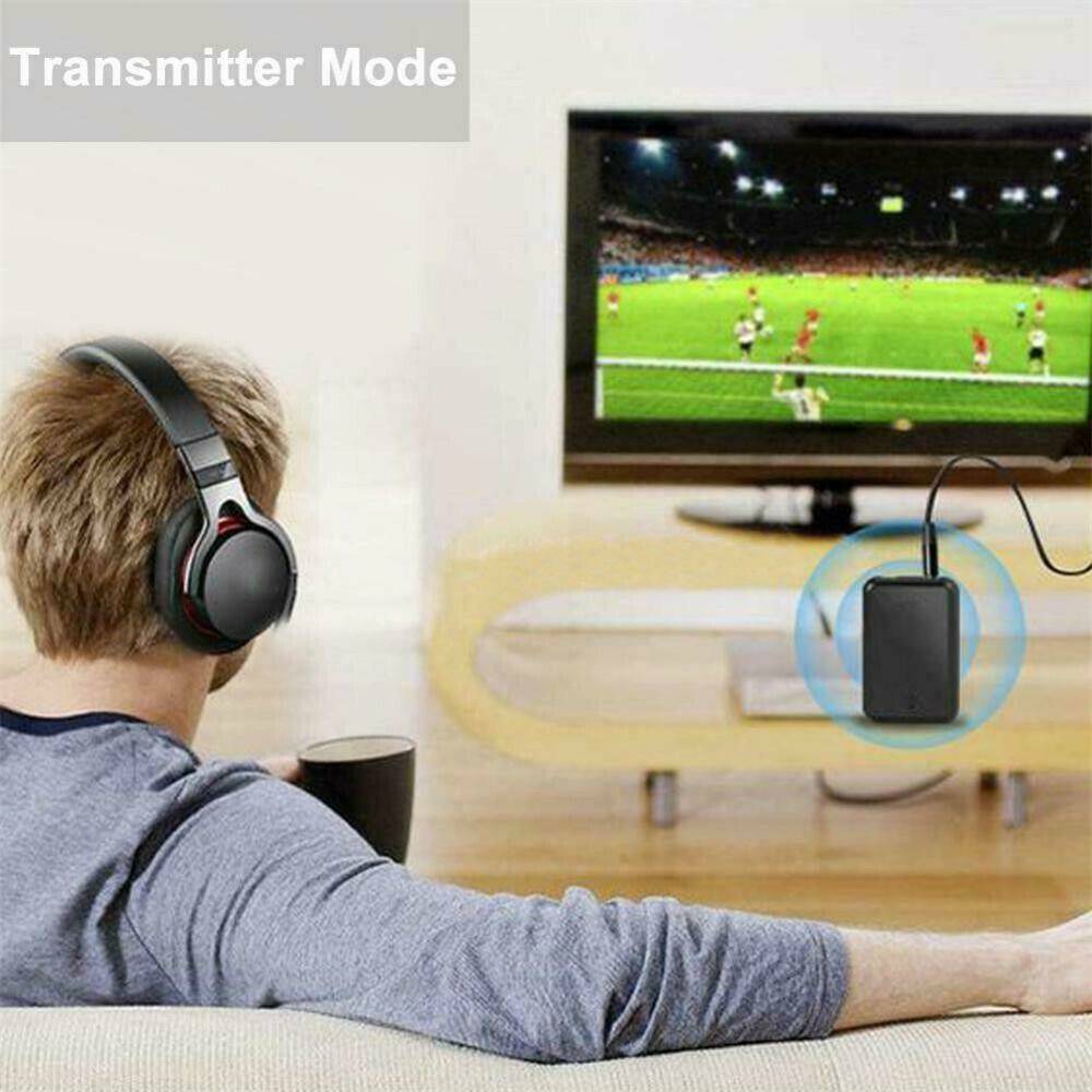 USB Bluetooth 5.0 Transmitter Receiver Stereo Audio Adapter AUX TV CAR PC 3.5mm