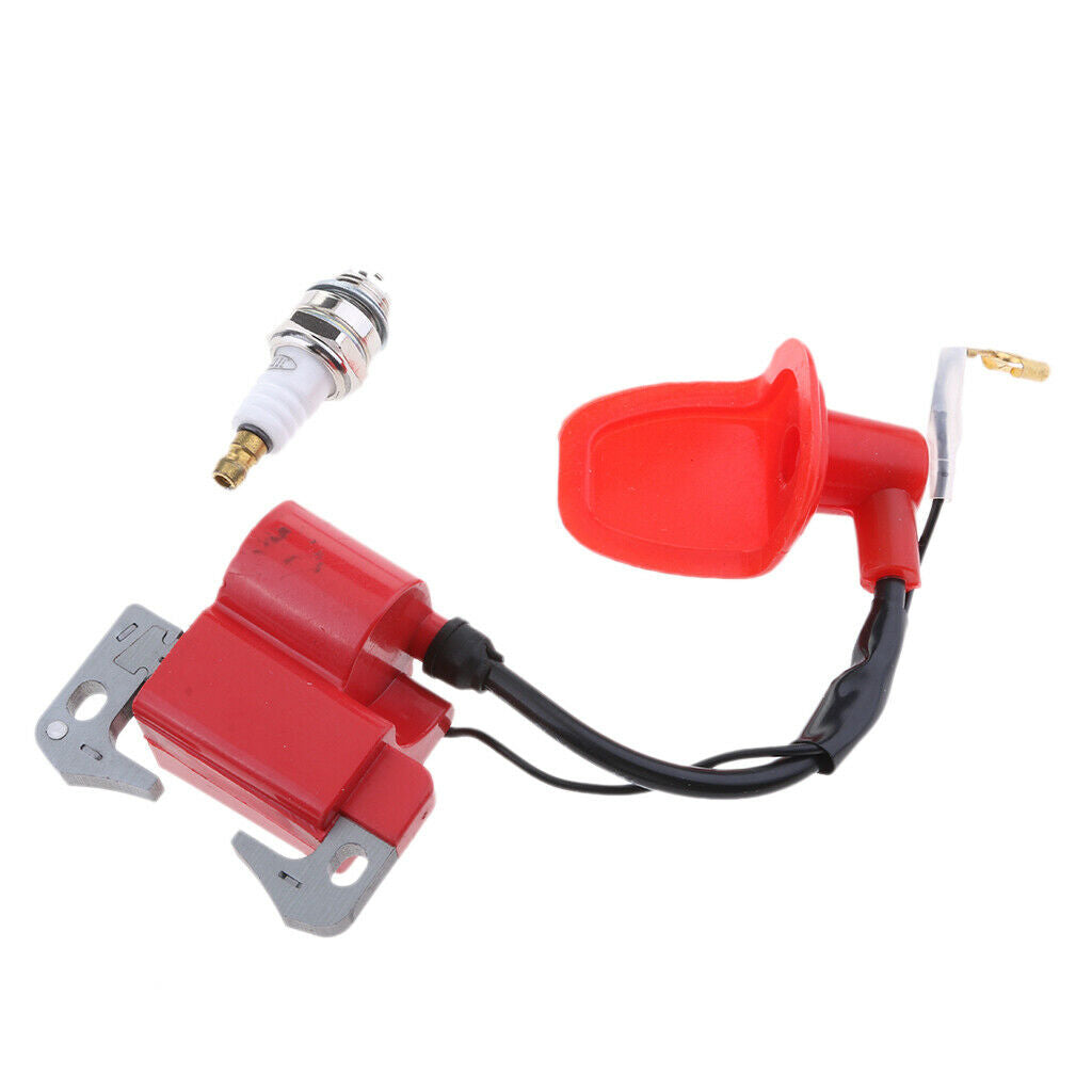 Ignition Coil Wire with Spark Plug for 2-Stroke 43CC 47CC 49CC Pocket Bike Kids