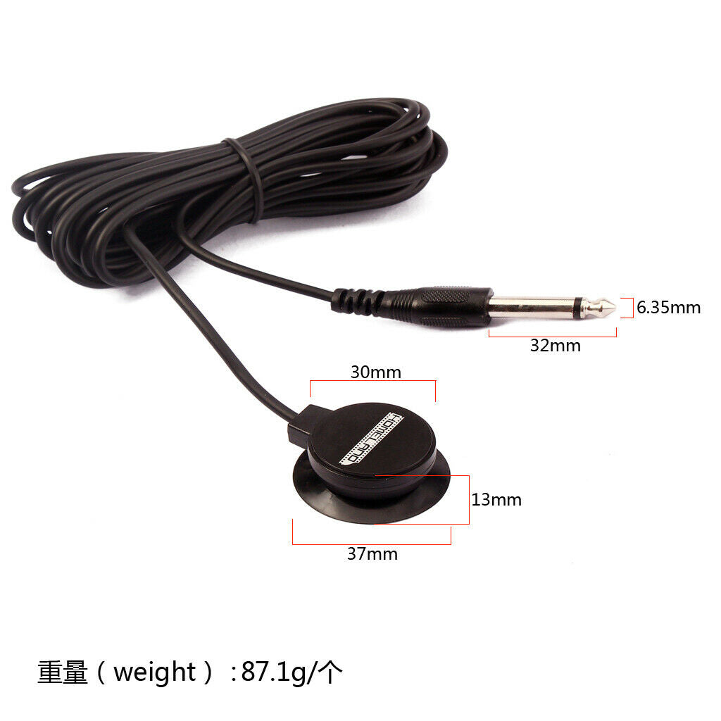 1x     Acoustic     Guitars     Suction     Cup     Pickup     Transducer