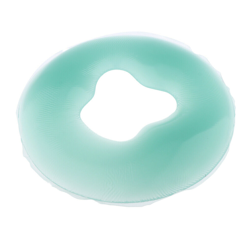 Salon Silicone SPA Massage Pillow Face Relax Cushion Reusable Washable Green